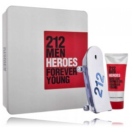 Carolina Herrera 212 Men Heroes Forever Young набор для мужчин (90 мл. EDT + 100 мл. гель для душа)