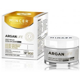 MINCER PHARMA Argan Life 50+ No.802 Face Cream barojošs dienas un nakts sejas krēms nobriedušai ādai