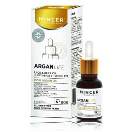 MINCER PHARMA Argan Life No.806 Oil масло для лица и шеи для всех типов кожи