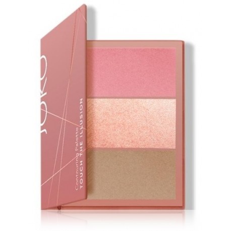 Joko Touch The Illusion Contouring Palette Pink konturēšanas palete