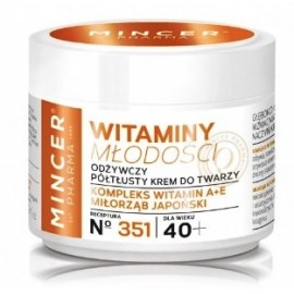 MINCER PHARMA Vitamins Of Youth 40+ No.351 полужирный питательный крем для лица для зрелой кожи