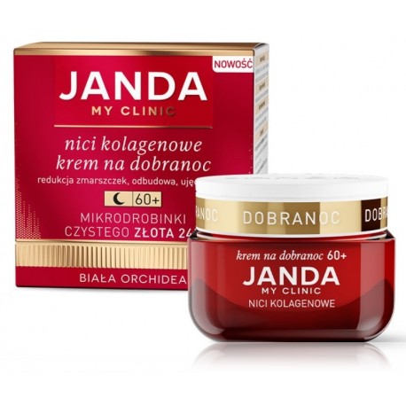 Janda Collagen Threads 24K White Orchid 60+ ночной крем для лица против морщин