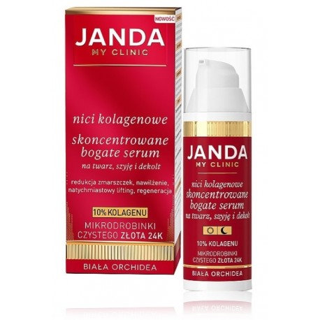 Janda Collagen Threads 24K White Orchid serumas nuo raukšlių