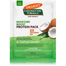 PALMER'S Coconut Oil Formula Moisture Boost Protein Pack mitrinātājs sausiem, bojātiem un krāsotiem matiem