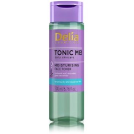 Delia Cosmetics Tonic Me! Moisturizing Facial Tonic  mitrinošs sejas toniks jutīgai, sausai un uz kuperozi tendētai ādai