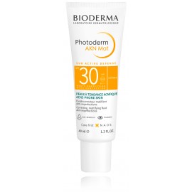 Bioderma Photoderm AKN Mat Fluid SPF30 aizsargājošs matēts fluīds no saules kombinētai/taukainai/problemātiskai ādai