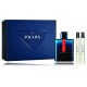 Prada Luna Rossa Ocean EDT komplekts vīriešiem (100 ml. EDT + 2 x 10 ml. EDT)