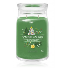 Yankee Candle Signature Collection White Shimmering Christmas Tree aromātiska svece