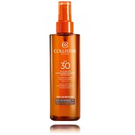 Collistar Smart Sun Protection Supertaning Mosturizing Dry Oil SPF30 mitrinoša, iedeguma eļļa sejai un ķermenim