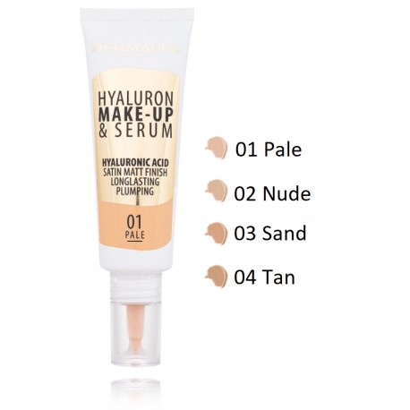 Dermacol Hyaluron Make-Up & Serum SPF10 šķidrais grima pamats un serums vienā