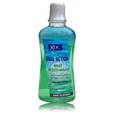 XPel Dual Action Mint Mouthwash mutes skalojamais līdzeklis