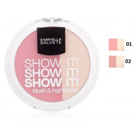 Gabriella Salvete Show It! Blush & Highlighter vaigu sārtums un izgaismotājs