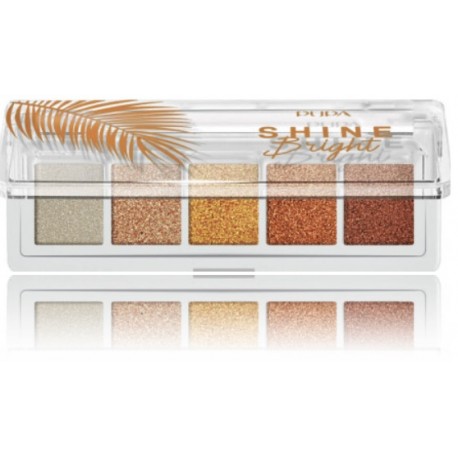 Pupa Shine Bright Eye Palette acu ēnu palete