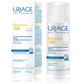 Uriage Bariésun 100 Extreme Protective Fluid SPF50+ aizsargfluīds saules nepanesošai sejas ādai