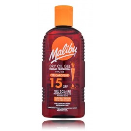 Malibu Dry Oil Gel With Carotene SPF15 aizsargājošs sausās eļļas gēls ar karotīnu