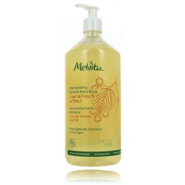 Melvita Extra-Gentle Family Shampoo Flower Honey & Lime īpaši maigs organiskais šampūns visai ģimenei