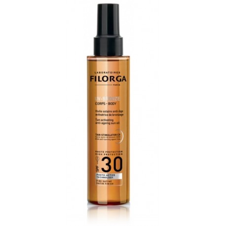 Filorga UV-Bronze Body Tan Activating Anti-Ageing Sun Oil SPF30 iedeguma eļļa