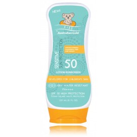 Australian Gold Sensitive Sun Protection Lotion SPF50 saules aizsarglosjons bērniem