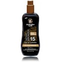 Australian Gold Instant Bronzer Spray Gel SPF15 saules aizsardzības sprejs ar pašiedeguma pigmentiem