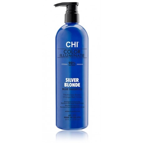 CHI Color Illuminate Shampoo Silver Blonde šampūns neitralizējošs oranžos un sarkanos toņus