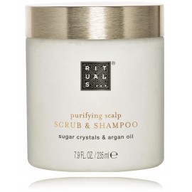 Rituals Elixir Collection Purifying Scalp Scrub & Shampoo dziļi attīrošs skrubis galvas ādai un matiem