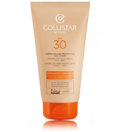 Collistar Eco-Compatible Protection Sun Cream SPF30 sauļošanās krēms sejai un ķermenim