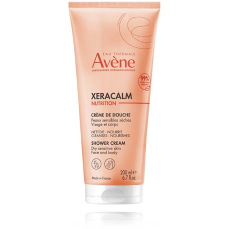 Avène XeraCalm Nutrition Shower Cream питательный крем для душа для сухой и чувствительной кожи лица/тела