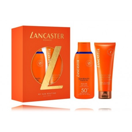 Lancaster My Sun Routine Set komplekts (SPF50 aizsargpiens 175 ml. + losjons pēc sauļošanās 125 ml.)