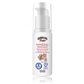 Hawaiian Tropic Mineral Skin Nourishing Facial Milk SPF30 barojošs aizsargājošs saules krēms sejai