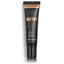 Makeup Revolution Mattify Matte and Fix Primer matinį efektą suteikianti makiažo bazė