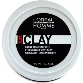 L'oreal Professionnel Homme Clay Fixation моделирующая паста для мужчин 50 мл.