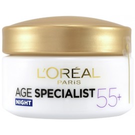 L'oreal Age Specialist 55+ nakts krēms pretgrumbu 50 ml.