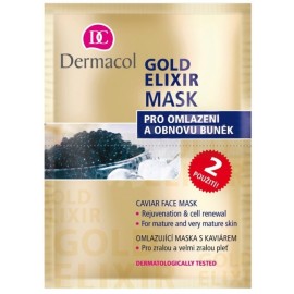 Dermacol Gold Elixir Caviar Mask омолаживающая маска для лица (2x8 г.)