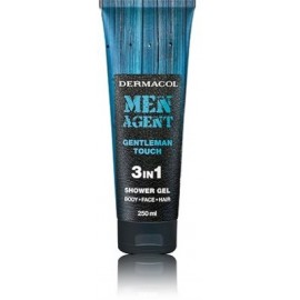 Gentleman Touch Men Agent Shower Gel 3in1 dušas želeja vīriešiem 250 ml.