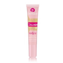 Dermacol Intense Rejuvenating Eye Cream and Lip Collagen Plus krēms jūtīgām sejas zonām 15 ml.