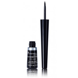 Rimmel Exaggerate Eye Liner šķidrais laineris 2,5 ml. krāsa1 Black