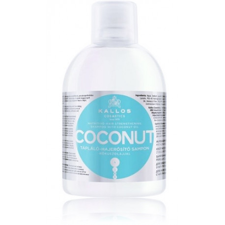 Kallos Coconut stiprinošs matu šampūns 1000 ml.