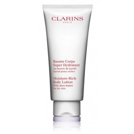 Clarins Moisture-Rich Body Lotion mitrinoša ķermeņa losjons sausai ādai 200 ml.