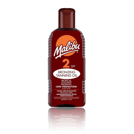 Malibu Bronzing Tanning Oil SPF 2 защитный масло для быстрого загара2 00 мл