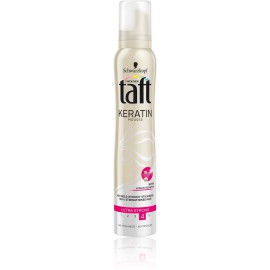 Schwarzkopf Taft Keratin Mousse spēcīgas fiksācijas matu putas ar keratīnu 200 ml