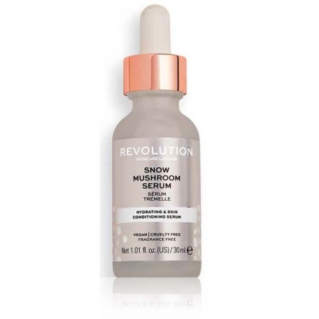 Makeup Revolution Snow Mushroom Serum mitrinošs sejas serums 30 ml.