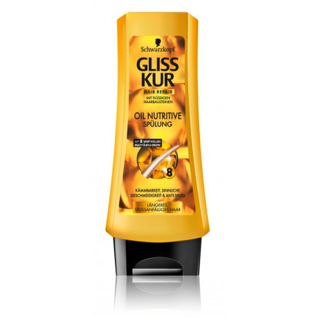 Schwarzkopf Gliss Kur Oil Nutritive регенерирующий кондиционер 200 мл.