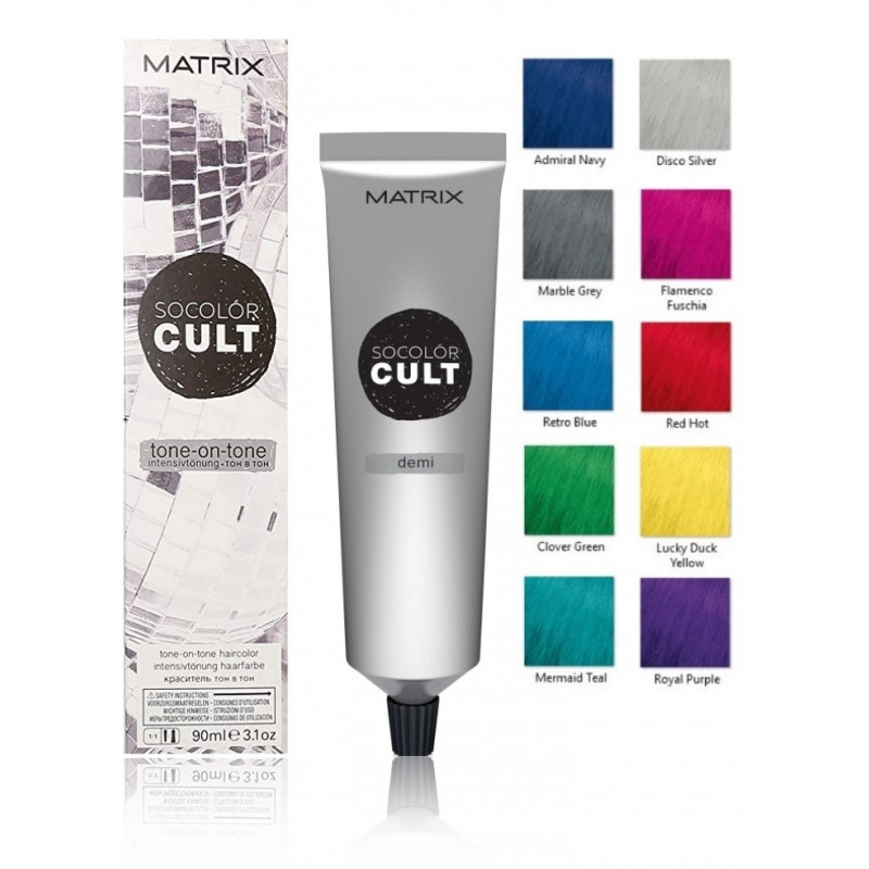 Matrix Socolor Cult Demi Permanent Color Profesionāla Matu Krāsa 90 Ml 