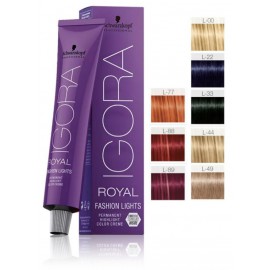 Schwarzkopf Professional Igora Royal Fasion Lights profesionālas matu krāsas 60 ml.