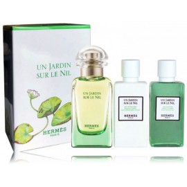 Hermes Un Jardin Sur Le Nil komplekts sievietēm (50 ml. EDT + 40 ml. dušas želeja + 40 ml. ķermeņa losjons)